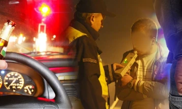 Скопјанец возел со 4,01 промили алкохол во крвта и удрил во две паркирани возила