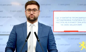 Манасиевски: СДС и Филипче промовираат антидржавна политика по насока на куќниот пријател на Заев, Башановиќ