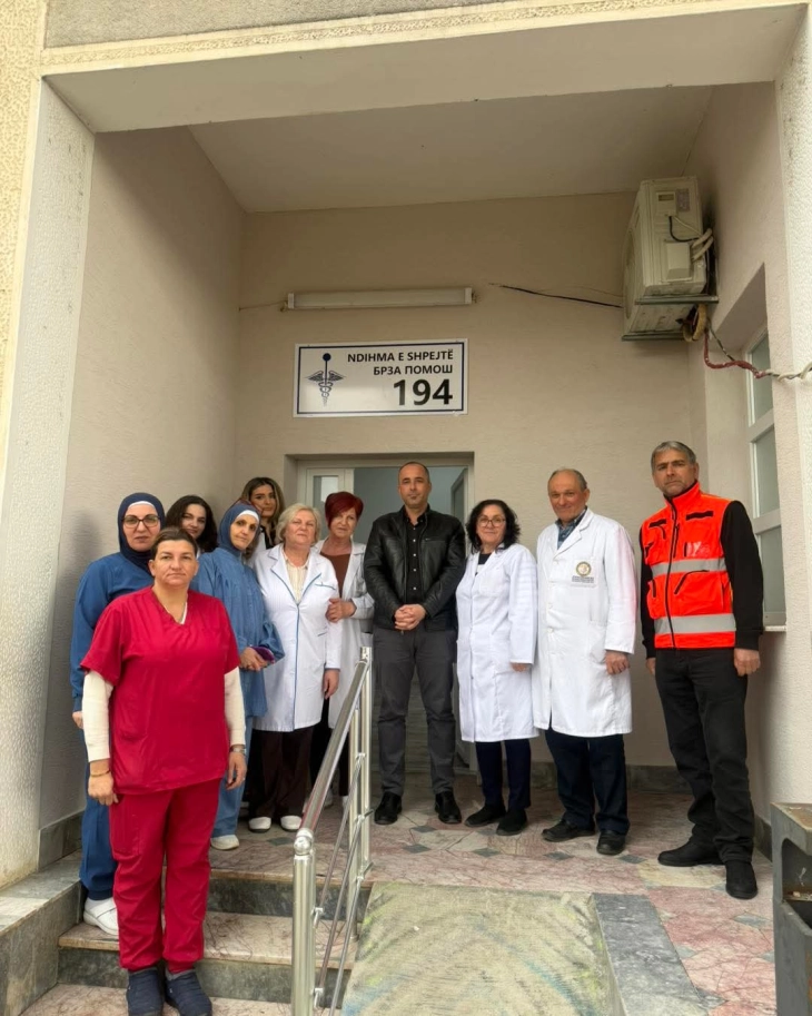 Ставени во функција целосно реконструираните простории на службата за брза помош во дебарската болница