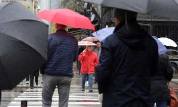 Weather: Partly cloudy with local showers; high 16°C