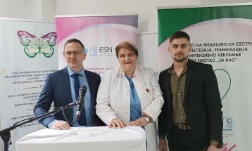 Бешлиовска:  Со поврзување на здруженијата во Сојуз целта е медицинските сестри да ги добијат институционалните позиции