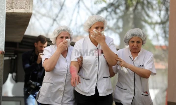 Показна вежба „Пожар 2026“ во Специјализираната болница за геријатриска и палијативна медицина „13 Ноември