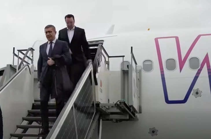 Мицкоски по пристигнувањето во Унгарија: Повторното воспоставување линија Скопје - Будимпешта значаен чекор кон подобрување на регионалната поврзаност, економската соработка и развојот на туризмот