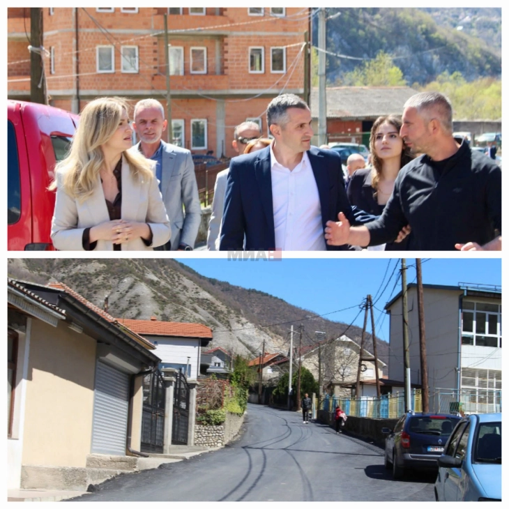 Dibra në fokus të investimeve - 23 projekte në vijim, është përfunduar rruga në Kosovrasti i Poshtëm