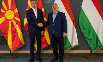 Mickoski - Orbán: Macedonia and Hungary build strong strategic partnership, economy in focus