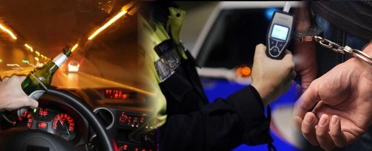 Приведени шестмина за безобѕирно управување возило, еден предизвикал и сообраќајка