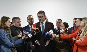Mickoski: Identiteti maqedonas më nuk do të shitet, në zgjedhjet e ardhshme 