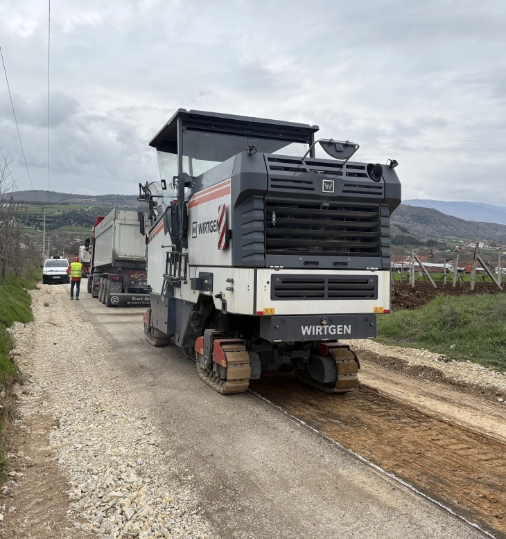 Општина Илинден почна со реконструкција на локалниот пат Мршевци - Дељадровци