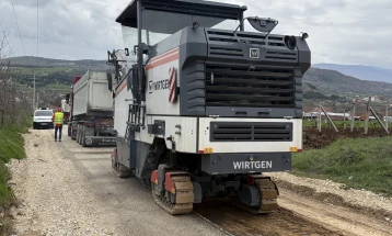 Општина Илинден почна со реконструкција на локалниот пат Мршевци - Дељадровци