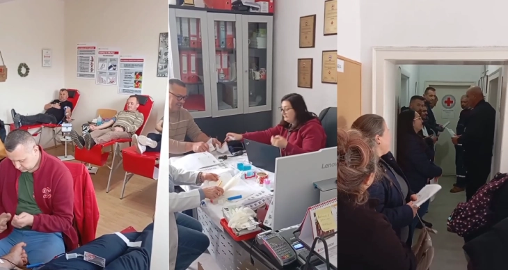 Успешна крводарителска акција во Делчево со собрани 77 крвни единици