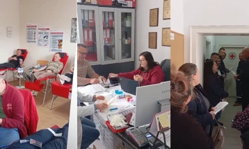 Успешна крводарителска акција во Делчево со собрани 77 крвни единици