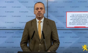 Петрушевски: СДС и ДУИ во Тетово донесоа измени во ДУП со кои директно му овозможија бизнис од 200 милиони евра на прорускиот бизнисмен Дака