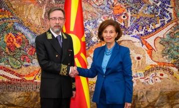 Сиљановска-Давкова ги прими акредитивните писма на новоименуваниот амбасадор на Руската Федерација