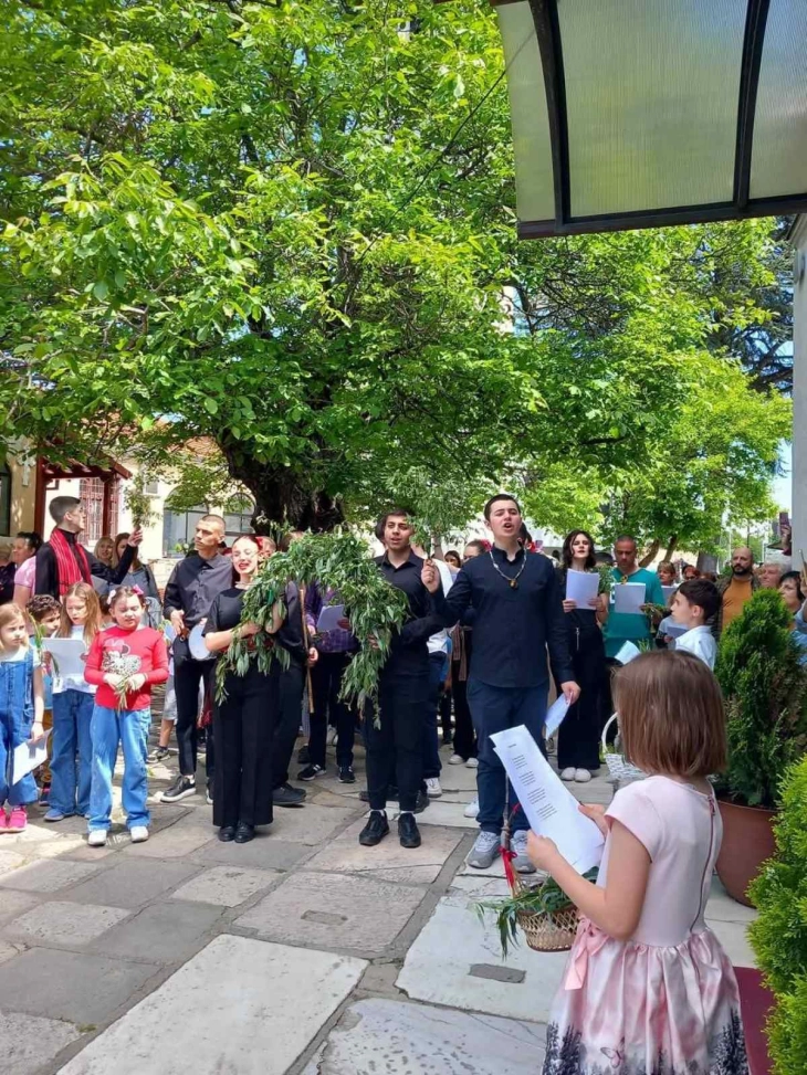 Лазарева поворка и каланди во центарот на Скопје по повод Лазарева сабота