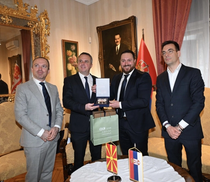 Герасимовски во посета на збратимената општина Стари Град, Белград, во фокус култура, спорт и образование