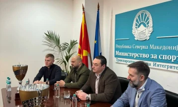 Министерството за спорт додели парични награди за победниците во одбојкарскиот Куп