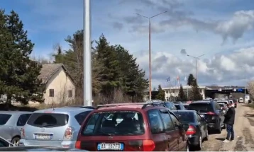 Зголемена дневна фрекфренција од албански граѓани на ГП „Ќафасан