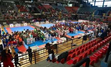 Ристовски го отвори „Олимпик Опен 2026“ – над 1.000 каратисти од 10 земји настапуваат во Скопје