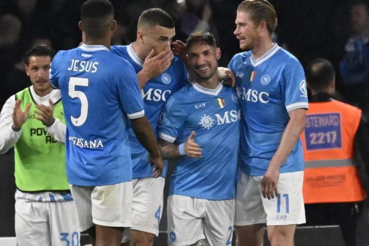 Наполи го победи и се искачи на втората позиција на табелата во Серија А