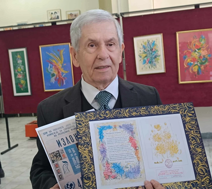 Изложба на Живко Поповски-Цветин по повод  Светскиот ден на здравјето