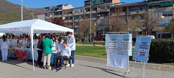 Со активноста „Физичко здравје“ одбележан Светскиот ден на здравјето на плоштадот во Тетово