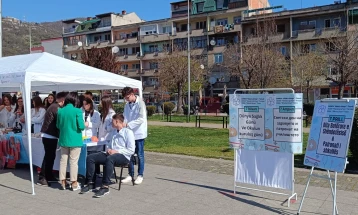 Со активноста „Физичко здравје“ одбележан Светскиот ден на здравјето на плоштадот во Тетово