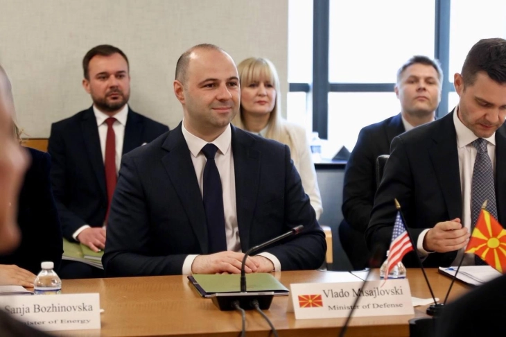 Defense Minister Misajlovski on U.S. Strategic Dialogue: Jointly developing defense capabilities for over three decades