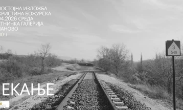 „Чекање“ изложба, на авторката Кристина Божурска во Уметничката галерија во Куманово