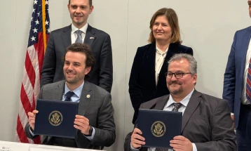 Bozhinovska and Mucunski attend signing in Washington of US$5 million agreement supporting critical minerals exploration