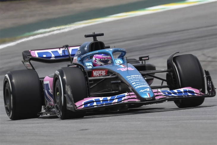 Алпин ја идентификуваше главната слабост на својот болид