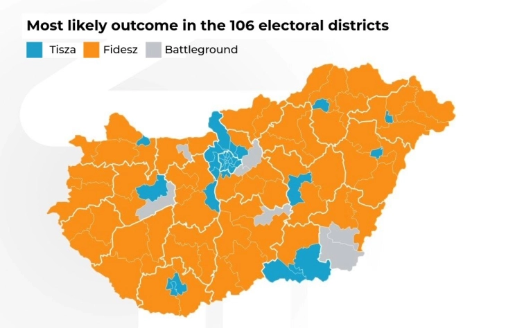 Избори во Унгарија, МИА во Будимпешта: Двете страни во Унгарија посочуваат анкети на кои водат