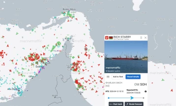 Кинески танкер под американски санкции помина низ Ормуската Теснина од пристаниште во ОАЕ