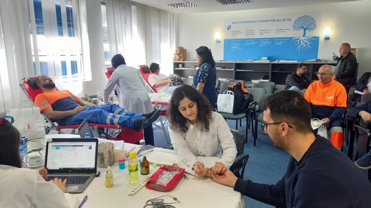 Во втората крводарителна акција годинава во Дебар, собрани 44 крвни единици