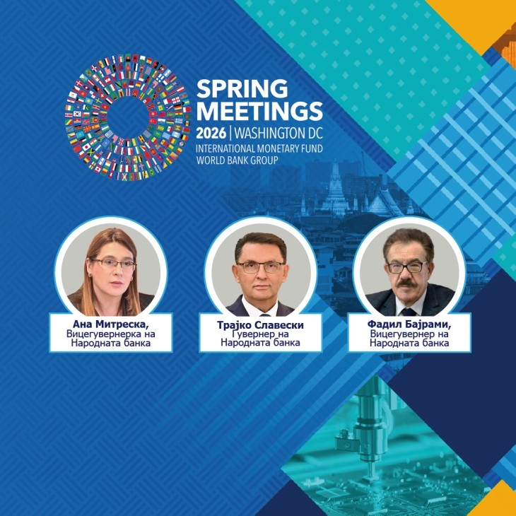 Славески на пролетните средби во Вашингтон: Гувернерите на централните банки и министрите за финансии ќе разговараат за стабилноста на светската економија