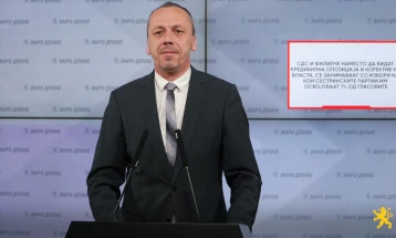 Петрушевски: СДС и Филипче наместо да бидат кредибилна опозиција и коректив на власта, се занимаваат со избори на кои сестринските партии им освојуваат 1 процент од гласовите