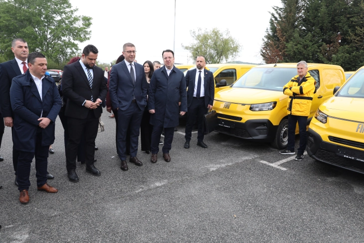 Kurtishi: Parku i ri vozitës dukshëm do ta përmirësojë punën e Postës së Maqedonisë