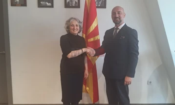 Takim i prokurorit publik të RMV-së Saveski me ambasadoren holandeze Xhanell