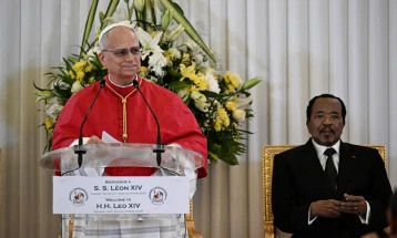 Папата Лав XIV изјави дека „богатите и моќните“ го загрозуваат мирот во Камерун