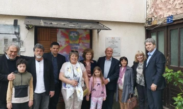 Охрид му оддаде почит на д-р Анастас Коцарев со спомен-плоча и посебно место за неговиот орден во Куќата на Робевци (фото)