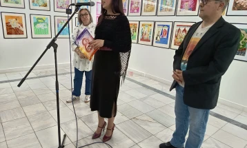 Македонски бајки низ илустрации од уметникот Кондовски, изложба во Домот на културата во Кавадарци 