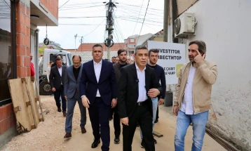 Hoxha: Vazhdon investimi në infrastrukturën komunale në Çair