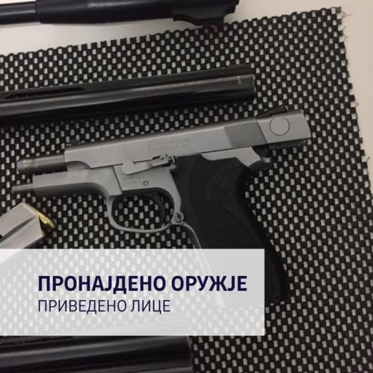 Приведен 66-годишен кичевец, во домот пронајдени оружје и муниција