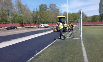 Се реконструира Атлетската патека на Градскиот стадион во Велес