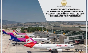Nikoloski: Skopje and Ohrid airports regional leaders, confirmed by international media