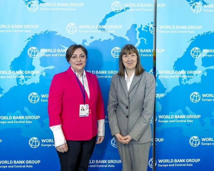 Dimitrieska-Kochoska meets World Bank officials: Support for reforms and development priorities confirmed