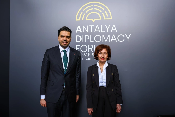President Siljanovska-Davkova meets TIKA head Eren in Antalya
