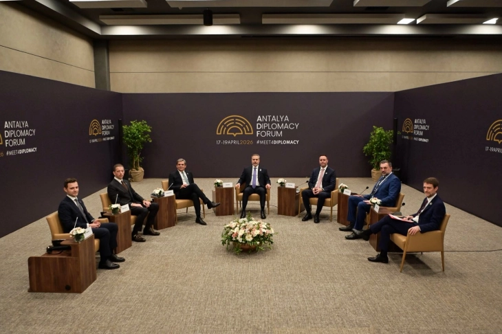 Mucunski attends Balkan Peace Platform ministerial meeting in Antalya