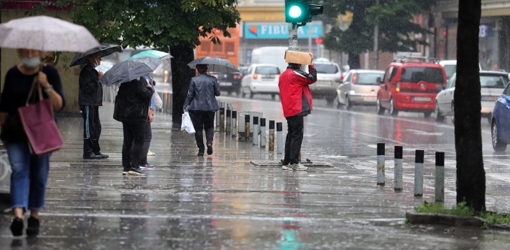 Weather: Cloudy with rain and wind; high 23°C